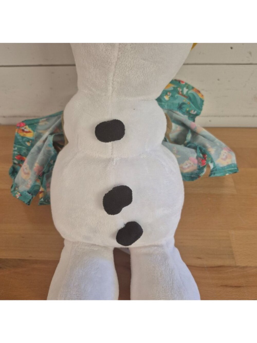 Build a Bear Disney Olaf Plush Toy With Hawaiian Shirt & Checkered Hat 13" Tall - Picture 5 of 8